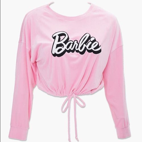 barbie crop top sweater
